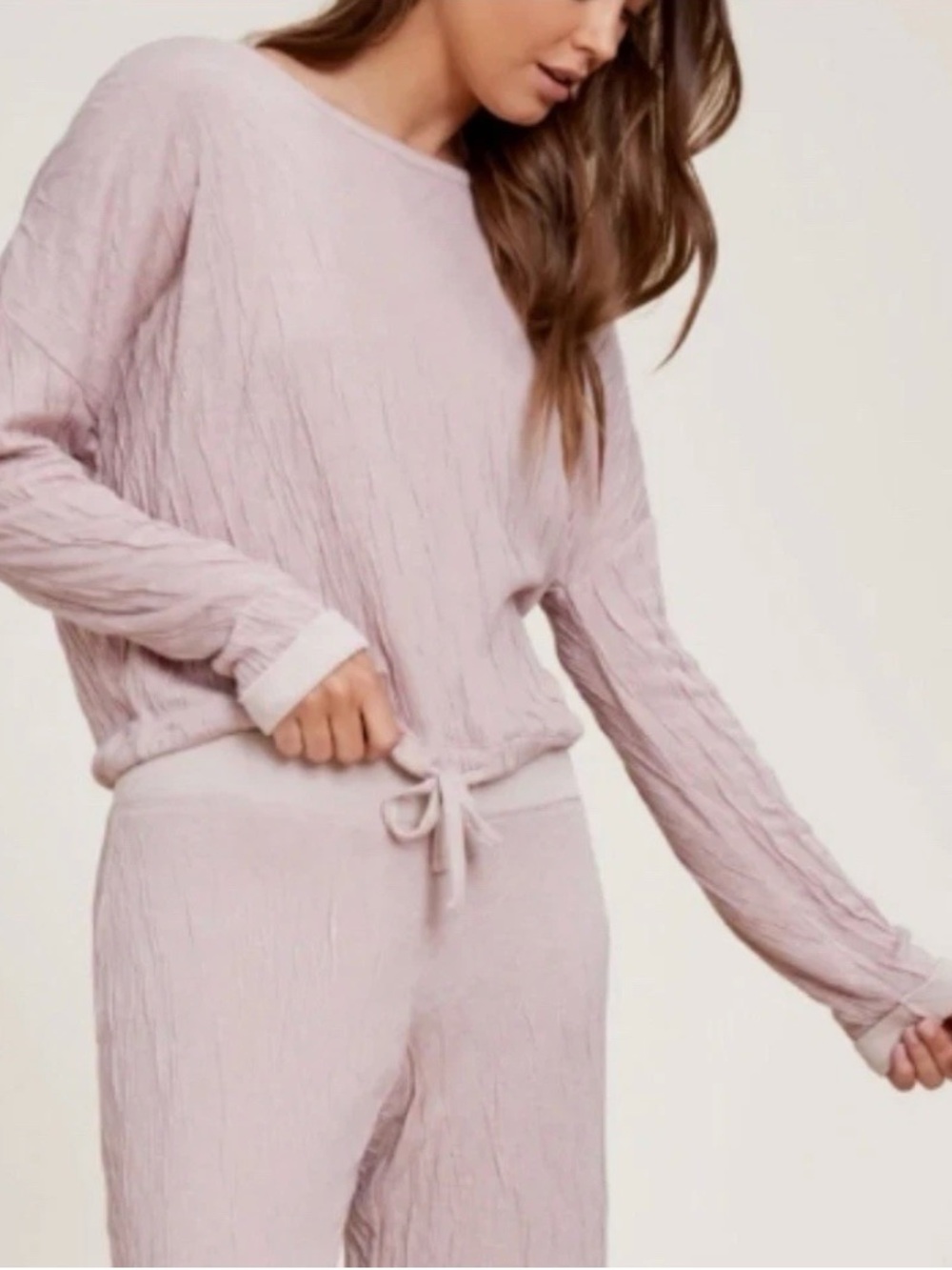 Barefoot Dreams Malibu Crinkle Jersey Lounge Set